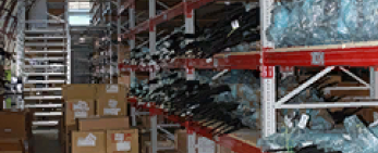 Steering racks for Nissan and Toyota cars arrived at the warehouse